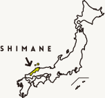 島根県の位置図